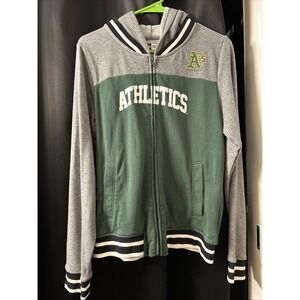 Oakland A's Next Era Full Zip Hoodie EUC‎